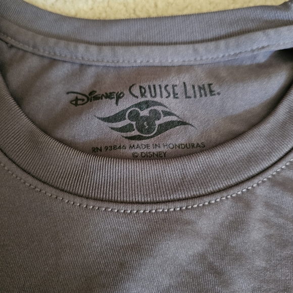 Disney Cruise Lines Castaway 5k shirt size Small Grey - Picture 3 of 3